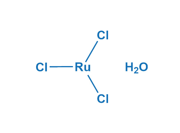 Ruthenium(III) chloride hydrate (1:x), 41.8% Ru basis